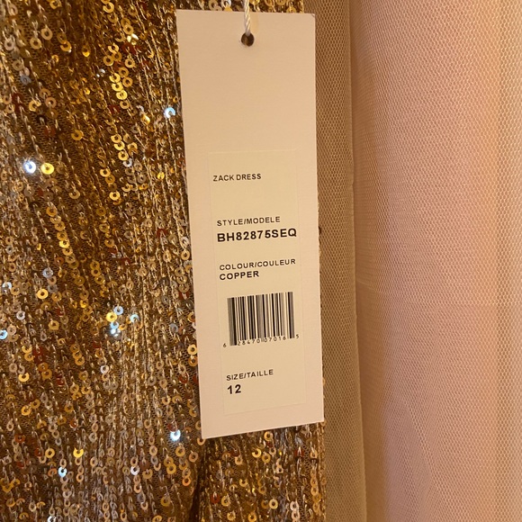 Ronny Kobo Zack Sequin Halter Midi Dress - Picture 5 of 9